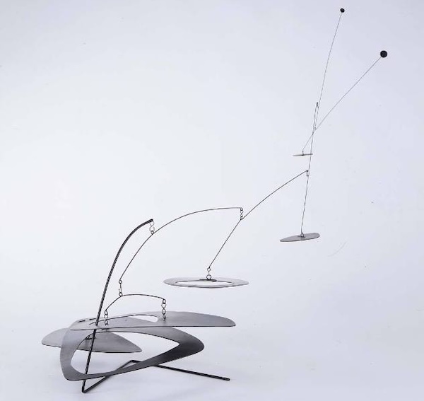 Alexander Calder (American, 1989-1976), Three Loops and Two Dots
