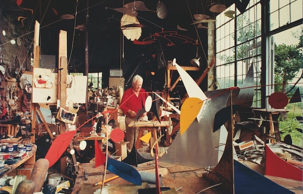 calder in his studio