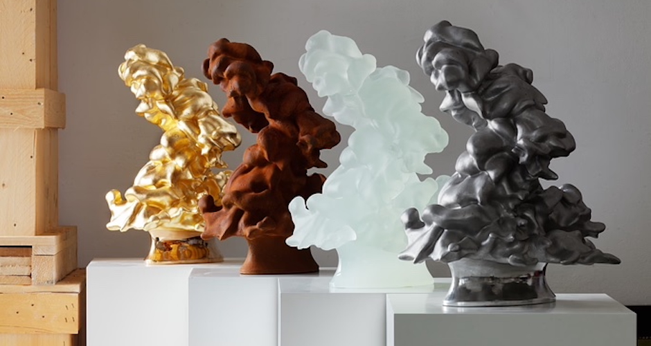 Sculpture of four clouds