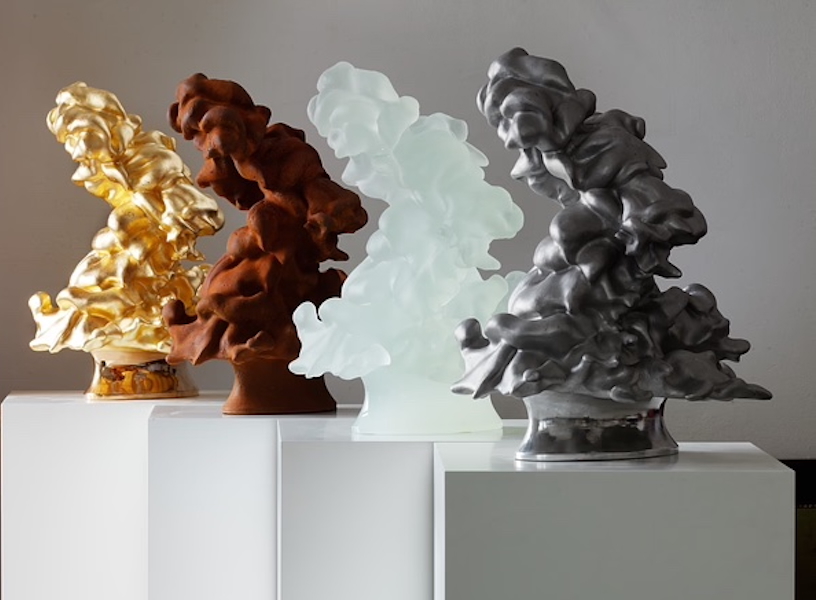 Sculpture of four clouds
