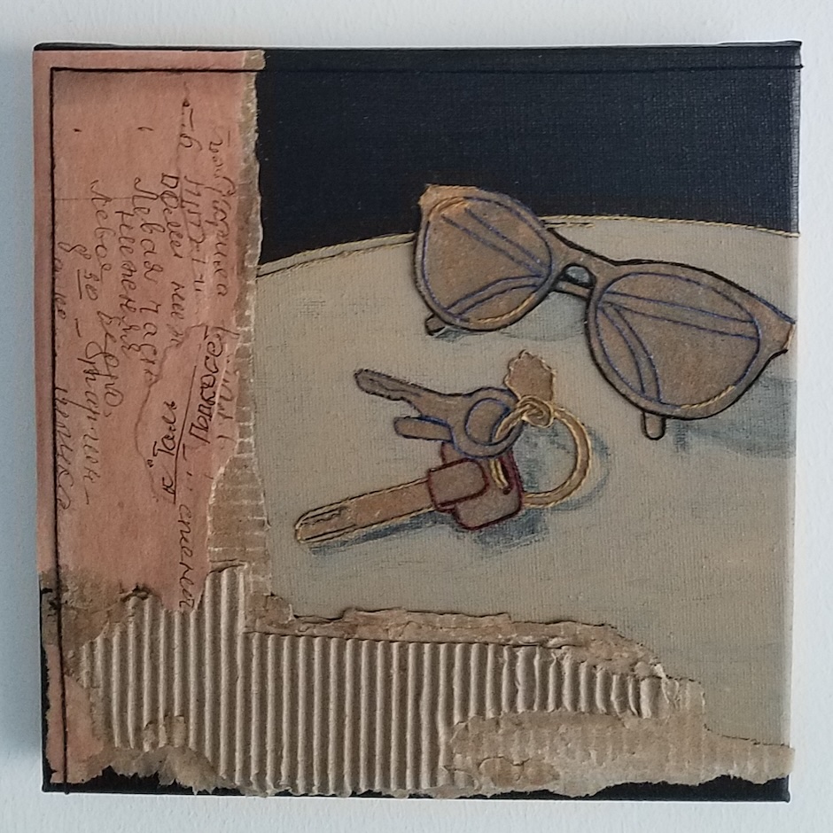 Mixed media collage