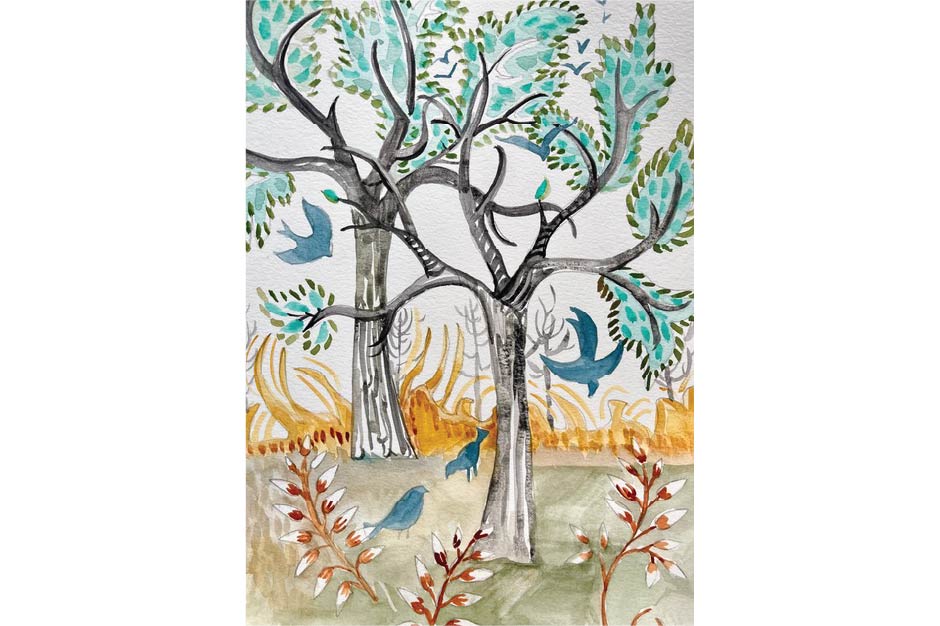 watercolors