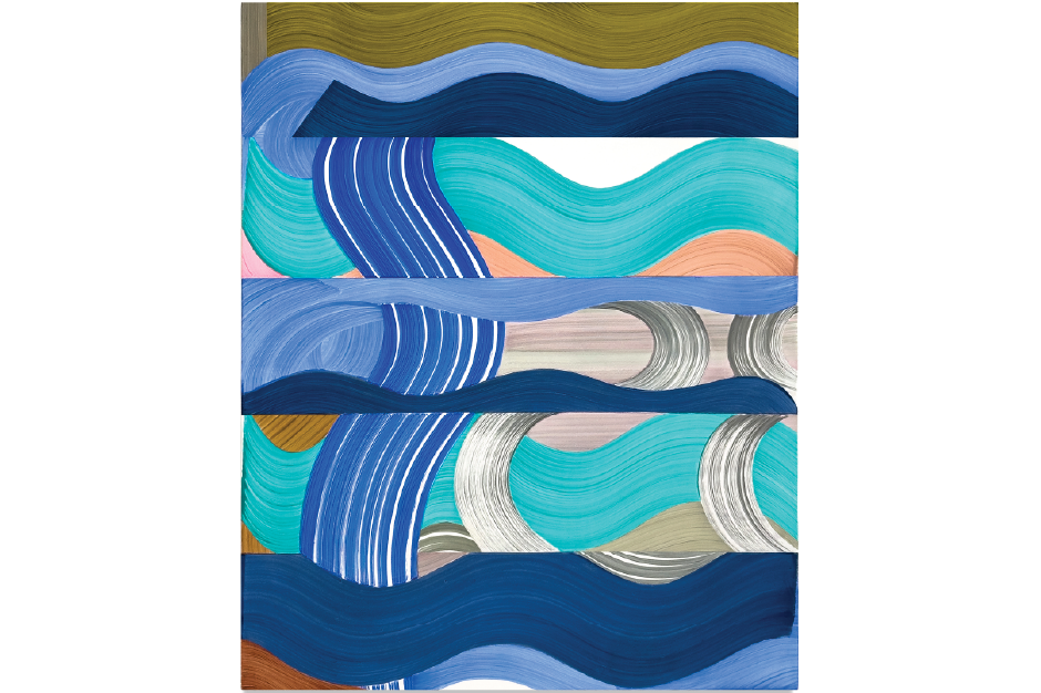 Stephanie McMahon, Wave, 2025. Oil on panel, 20 × 16 in.