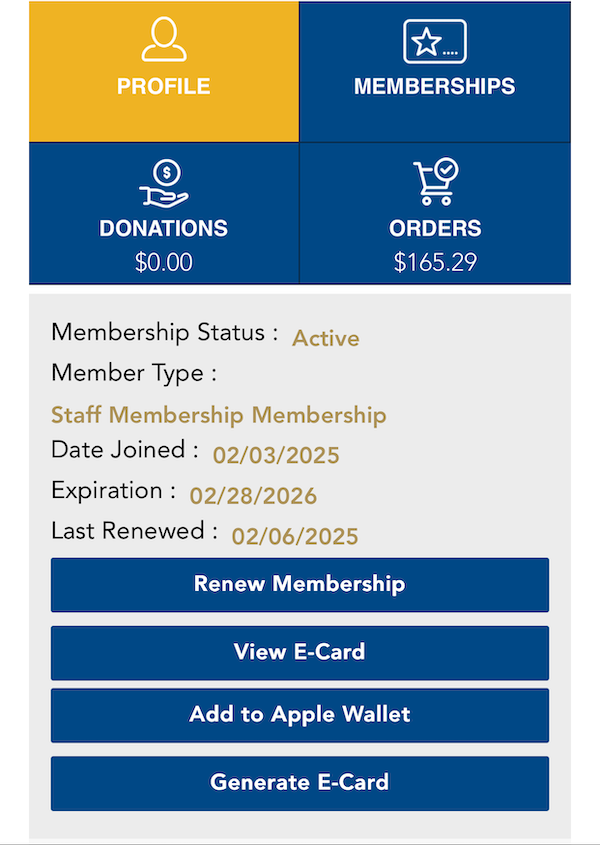 membership digital wallet