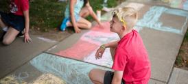Sidewalk Chalk Competition