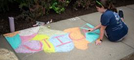 Sidewalk Chalk Competition