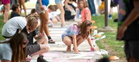 Sidewalk Chalk Competition