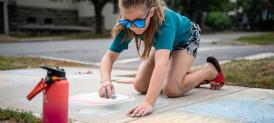 Sidewalk Chalk Competition