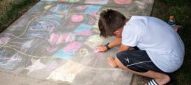 Sidewalk Chalk Competition