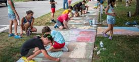 Sidewalk Chalk Competition